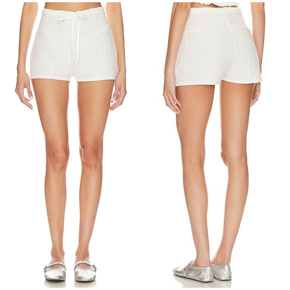 For Love and Lemons Allison Short in White Size M